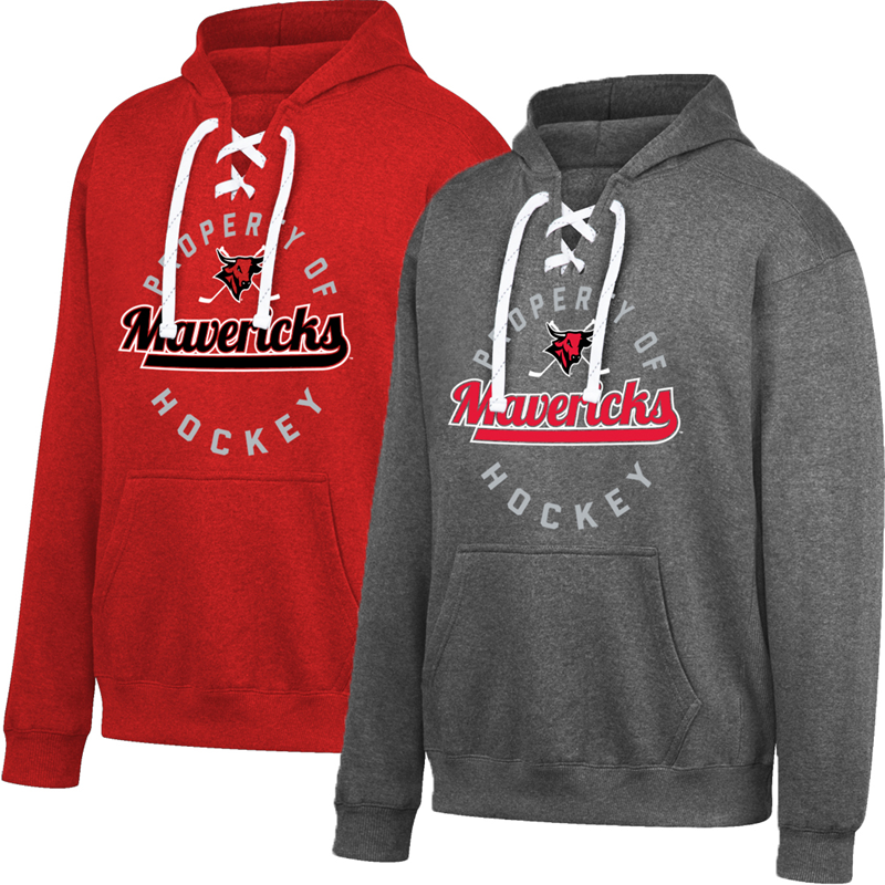 lace up hockey sweatshirt