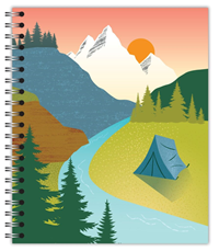 Designer Notebook Camping