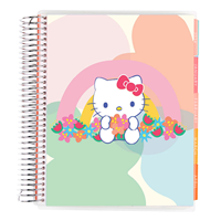 Erin Condren August 2024 – July 2025 Hello Kitty Rainbow Relaxation 7x9 Planner