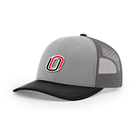 Uscape Gray/Charcoal/Black Trucker O Logo Hat