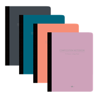 Poly Flex Composition Book 9.75"X7.5" Cm Fashion Colors
