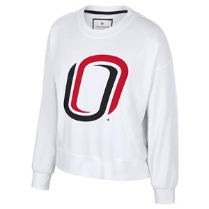 Colosseum Women's Long Sleeve White O Logo Tshirt