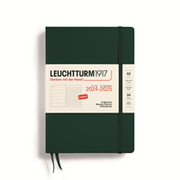 Leuchtturm July 2024 - December 2025 Forest Green Weekly Planner And Notebook
