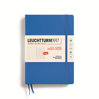 Leuchtturm July 2024 - December 2025 Sky Blue Weekly Planner And Notebook