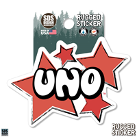 UNO With Stars Sticker